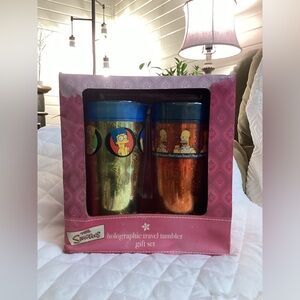 2003 The Simpsons Collectible Holographic Tumbler Set